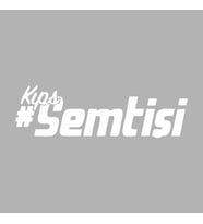Kıps Semt İşi Araba Sticker siyah 17x5 CM (Beyaz)