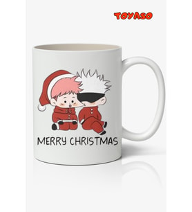 Jujutsu Kaisen Itadori Yuji Yılbaşı Christmas Anime Beyaz Kupa Bardak Sevgiliye Arkadaşa Hediye