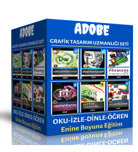 Adobe Grafik Tasarım Uzmanlığı Seti (6 Süper Kitap)