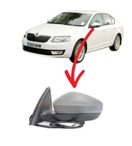Skoda Octavia Dikiz Ayna Sol 2013 9 Pin Katlanır Aydınlatmalı