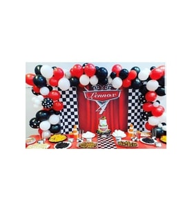 Cars Balon Zincir Set Balon Konsept Cars Parti Zincir Set