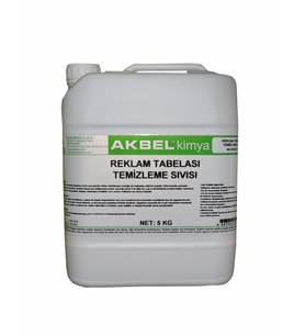 AKBEL REKLAM TABELASI TEMİZLEME KİMYASALI 5 KG (Beyaz - Beyaz)