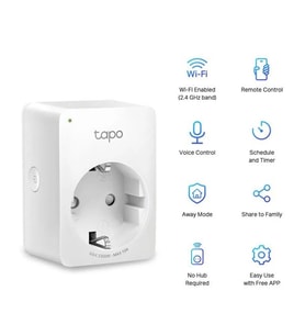 TP-LINK TAPO P100 Mını Wi-Fi Akıllı Priz 2-li paket