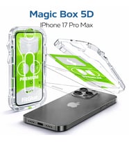 iPhone 17 Pro Max Epro 5D Şeffaf Ekran Koruyucu Cam – Full Kaplama