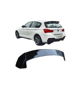 bmw f20  (2014-2017) uyumlu plastik parlak siyah spoyler