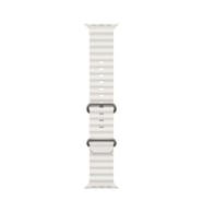 Winex 42-49mm Yeni Nesil Apple Uyumlu Akıllı Saat Kordonu Silikon Beyaz