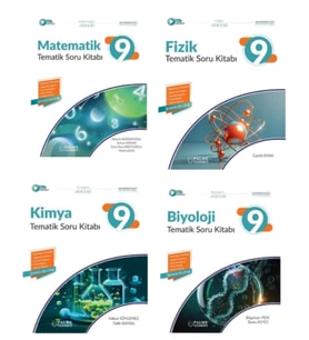 PALME YAYINEVİ 9.SINIF JOKER MATEMATİK - FİZİK - KİMYA - BİYOLOJİ TEMATİK SORU BANKASI