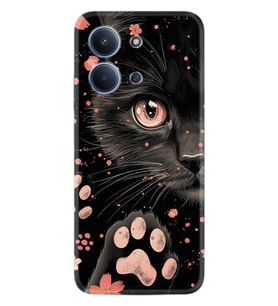 Xiaomi Redmi 15C Kılıf Boutique Baskılı Resimli Kara Kedi Pcode -085