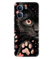 Xiaomi Redmi 15C Kılıf Boutique Baskılı Resimli Kara Kedi Pcode -085