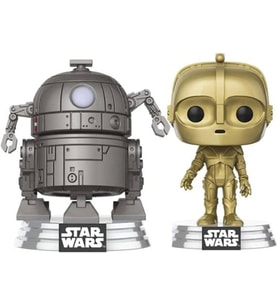 Funko Pop! Disney: Star Wars Concept - C-3Po & R2-D2 (Yalnızca Disney'De) 2'Li Paket Bobble-Heads Vi (Krem)