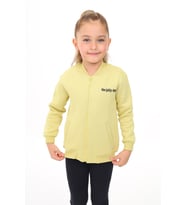 Toontoy Kız Çocuk Nakışlı Hırka (Açık Yeşil)