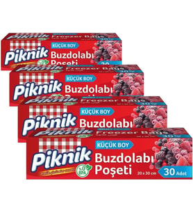 Buzdolabı Poşeti Küçük 30'lu (4 paketi)