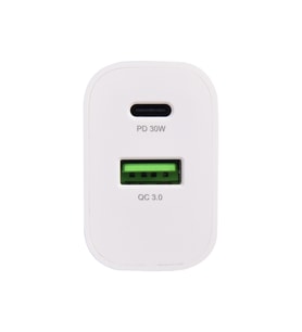 GREENMNKY GM Speed Series PD 30W A+C - Beyaz - GaN Charger - Hızlı Şarj Adaptörü