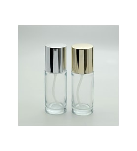 KREM VE LOSYON ŞİŞESİ 50 ML (2 ADET) BOŞ ŞEFFAF GRİ KAPAKLI