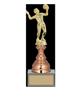 ODAK KUPA - Figürlü Kupalar - Voleybol Kadın Figürlü Kupalar FG-024 C - 30 cm
