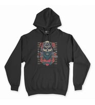 Kuru Kafa Silah Siyah Kapşonlu Sweatshirt Hoddie