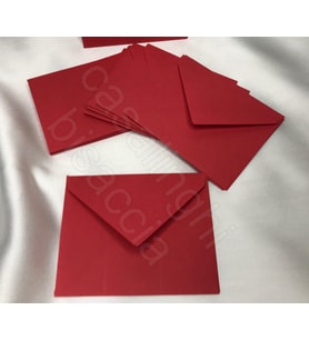 Lexroo Kırmızı Sevimli Küçük Mesaj Zarfı Colourful Envelope 7x9 Cm 10lu