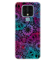 Tecno Camon 16 18P Pova Pova 3 Pova Neo Kılıf Desemli Silikon Colurful Mandala 1667