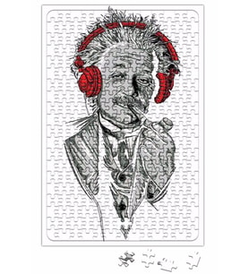 Albert Einstein Müzik Puzzle 240 Parça Yapboz
