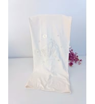 Uçaklı Penye Kız / Erkek Bebek Unisex Battaniye Ekru