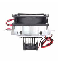 Termo Elektrik Peltier Hava Soğutucu Sistem DC 12V 6A 60W Mini Klima Buzdolabı Araba Soğuk Hava