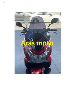 HONDA PCX 125-155 ÖN CAM FÜME 2011-2012-2013 UYUMLU -ARASMOTO (Siyah)