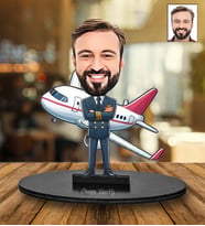 Kişiye Özel Pilot Tasarımlı Karikatür Biblo 226
