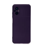 Xiaomi Poco M5 Kılıf Nano İçi Kadife Silikon - Mor