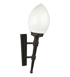 AVONNI BAP-68204-BSY-M3 Siyah Boyalı Dış Mekan Aydınlatma E27 ABS Akrilik Cam 25x20cm