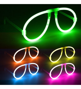 Neon Glow Fosfor Gözlük – Festival &amp; Parti (12&amp;#39;li Set)