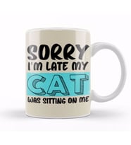 Funny Cat Lover Gifts For   Men Kids Kupa Bardak Porselen