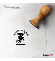 Kişiye Özel Kitap Damgası Kitap Mührü Kaşe Kitap Mühür Özel Damga 301