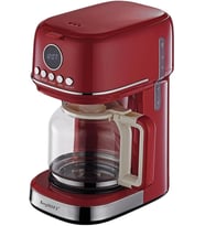 GEM RETRO 15 Bardak Kırmızı Filtre Kahve Makinesi