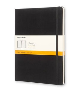 Moleskine Sert Kapak Defter Siyah (Çizgili - 21.6x27.9) - 2732