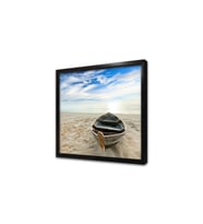 Sandal ve Kumsal Çerçeveli Mdf Tablo