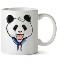 Panda Baskılı Porselen Kupa Bardak