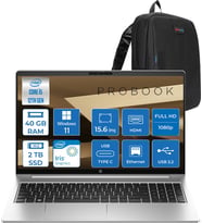 Hp Probook 450 G10 Intel Core I7 1355U 5ghz 40GB 2tb SSD Iris® Xe Graphics Windows 11 Pro 15.6" IPS Fullhd (1920X1080) 250NITS Taşınabilir Bilgisayar H9969H2ETP24 + Zetta Çanta