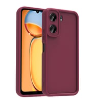 Xiaomi Poco C65 Uyumlu Kılıf Kamera Korumalı Zore Ananas Kapak