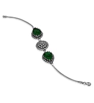 HÜRREM SULTAN 925 AYAR GÜMÜŞ BİLEKLİK (Karışık)