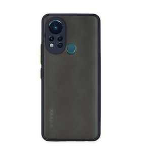 İnfinix Hot 11s Kılıf Montreal Silikon Kapak - Lacivert
