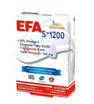 New Life Efa S-1200 Balık Yağı 90 Kapsül