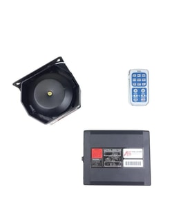 Mikrofonlu Metal Siren Uzaktan Kumandalı /Sssr45-1