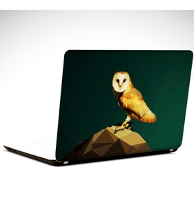 Baykuş Laptop Sticker 14 inch (35X26CM)