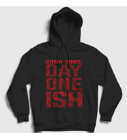 Presmono Unisex Beyaz Day One Ish V2 Wwe Güreş The Usos Kapüşonlu Sweatshirt 525670tt (Siyah)