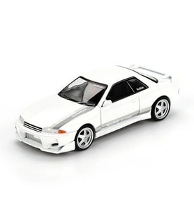 Nessiworld Mini Gt 1/64 Nissan Skyline GT R R32 Veilside Combat White Blister Paket