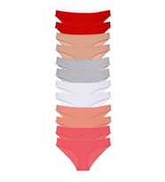 12 adet Süper Eko Set Likralı Kadın Slip Külot Set