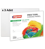 Bigpoint Artists' Pres Tuval 25x35cm x 3 Adet