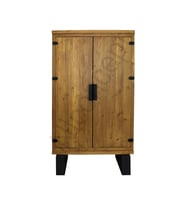 Ntconcept Açık Ceviz Renk Doğal Ahşap Kapaklı Dolap(80cm-h185cm)
