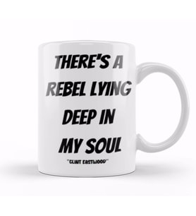 Clint Eastwood Quotes Gif t   Vintage Retro Rainbow Style Kupa Bardak Porselen