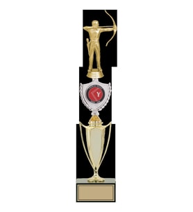 ODAK KUPA - Figürlü Kupalar - Okçu Figürlü Kupalar FG-042 B - 45 cm